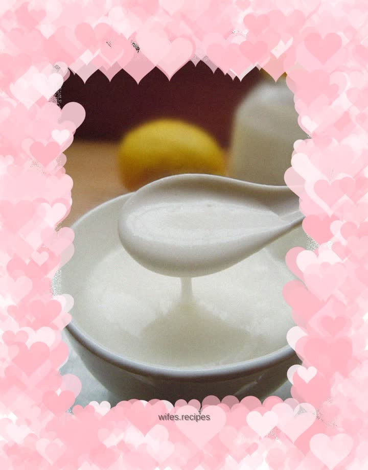 Suitable for the elderly and children----[Eggless Salad Dressing]