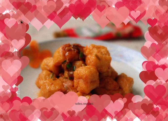 Secret - Lantern Tofu with Tomato Sauce