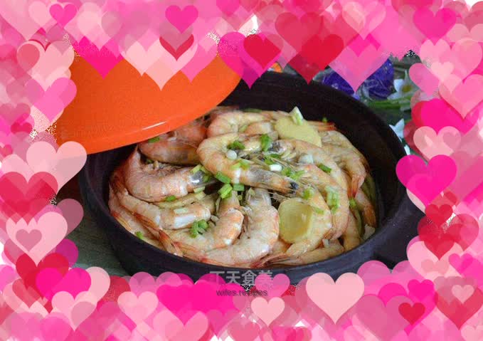 Tagine Braised White Shrimp with Celery