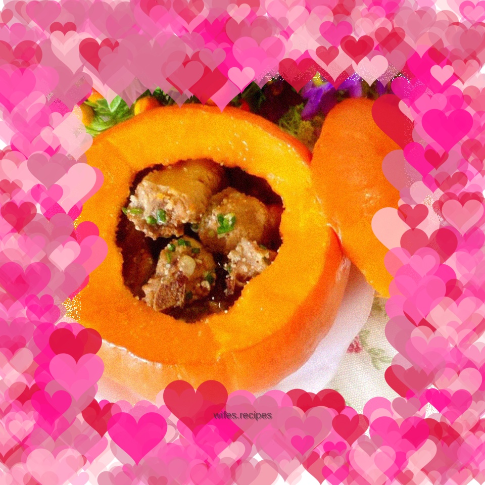 Pumpkin Steamed Pork Ribs