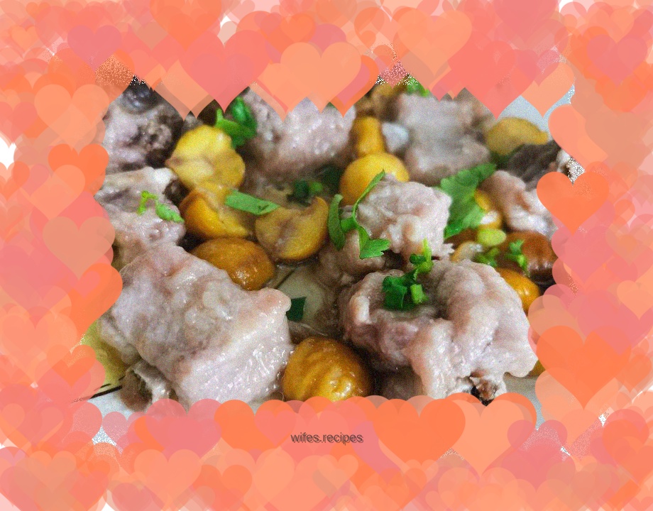 Chestnut Steamed Pork Ribs