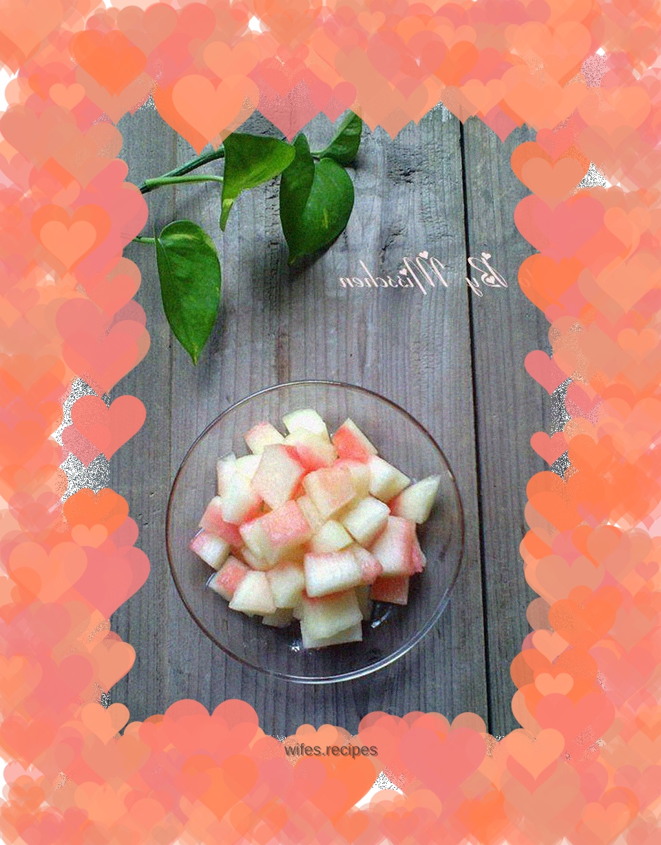 Sweet and sour watermelon green