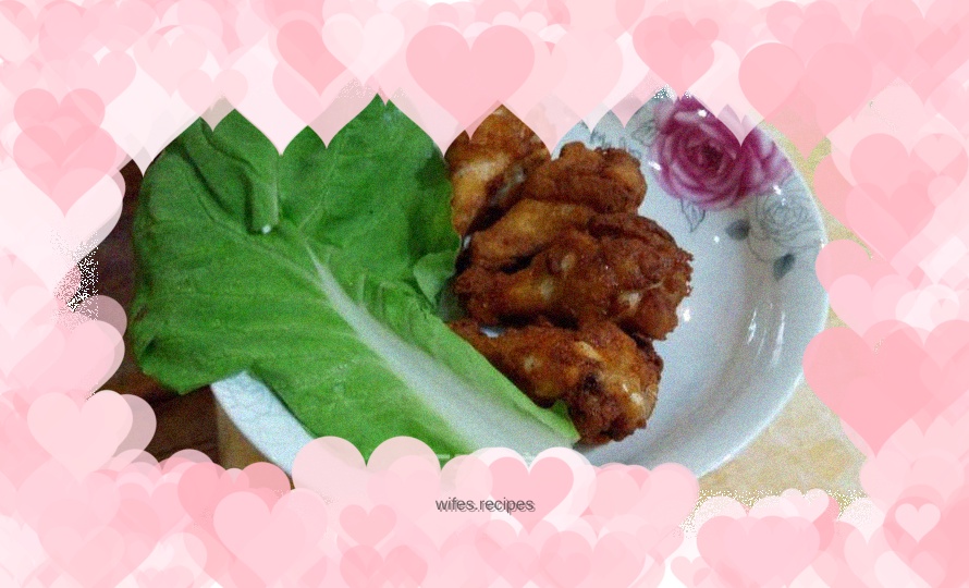 Crispy fried chicken legs