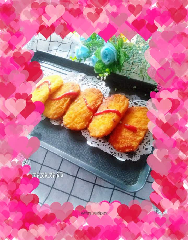 Fried Cheese Chicken Steak