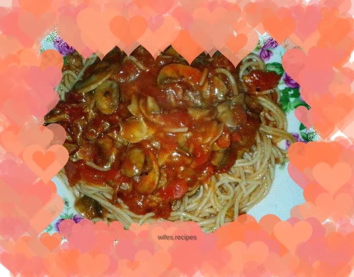 Braised Mushroom Pasta