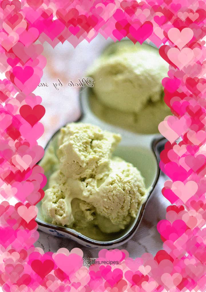 Avocado ice cream