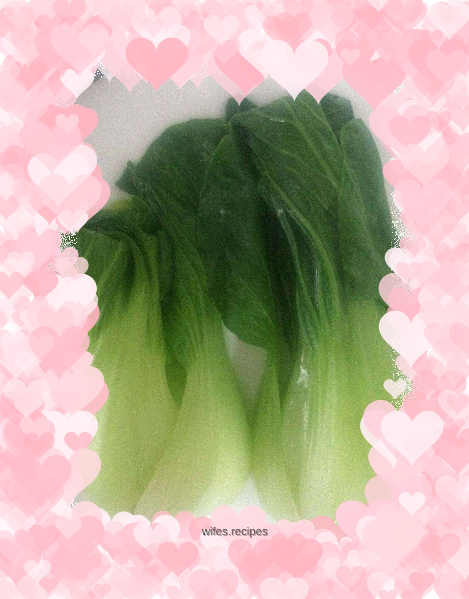 Stir-fried green vegetables with lean meat