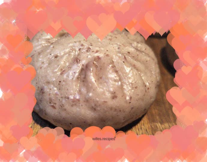 Red bean, black rice, black sesame multi-grain fresh meat buns