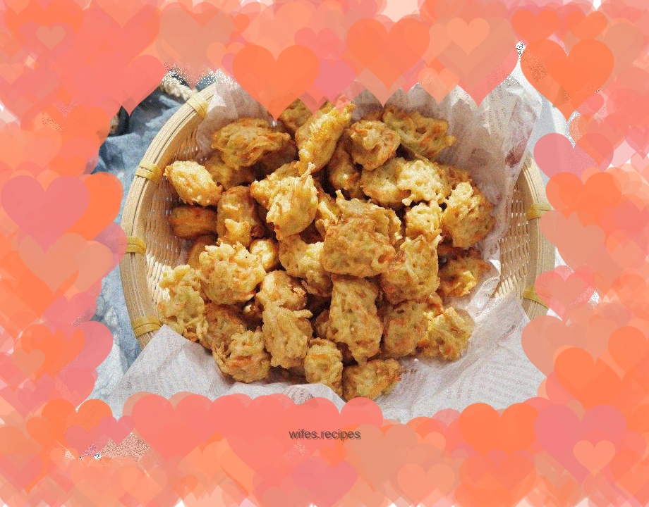 Fried white radish meatballs ❤️ (Northern winter specialty snack)