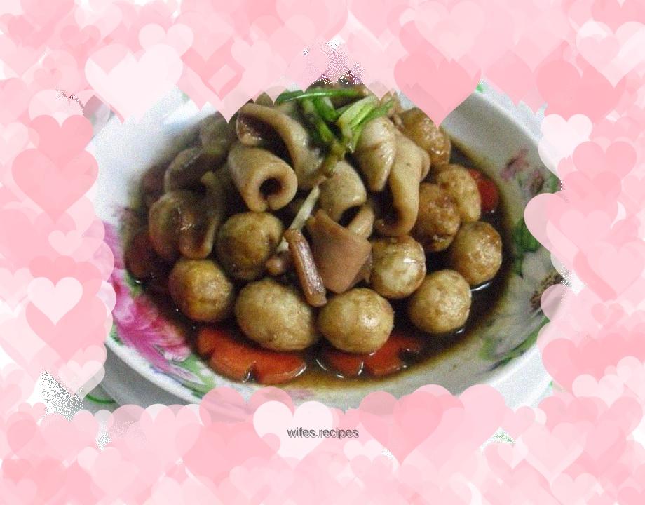 Grilled quail eggs with squid