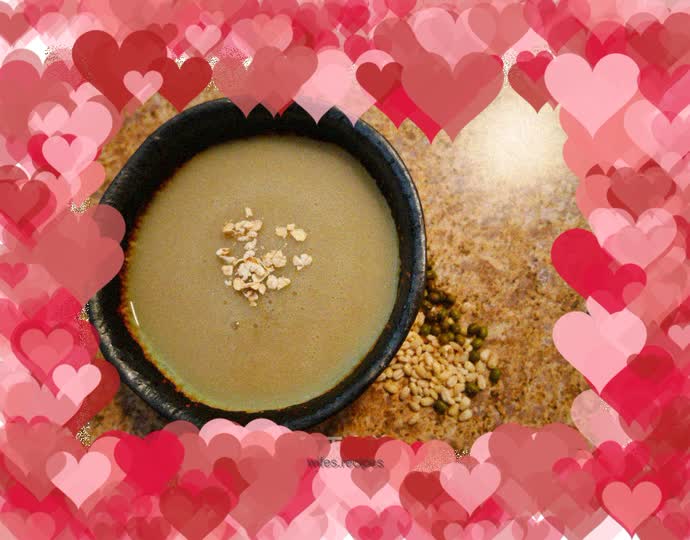 Mung bean barley paste