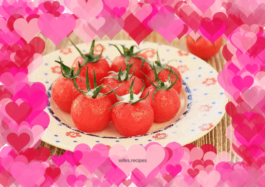 Frosted cherry tomatoes