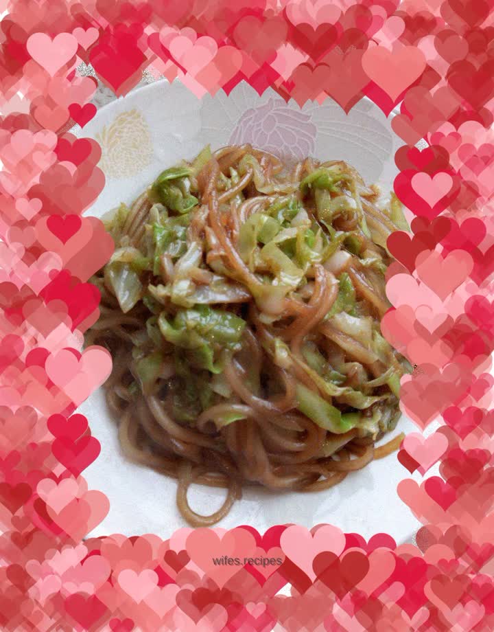 Stir-fried vermicelli with cabbage