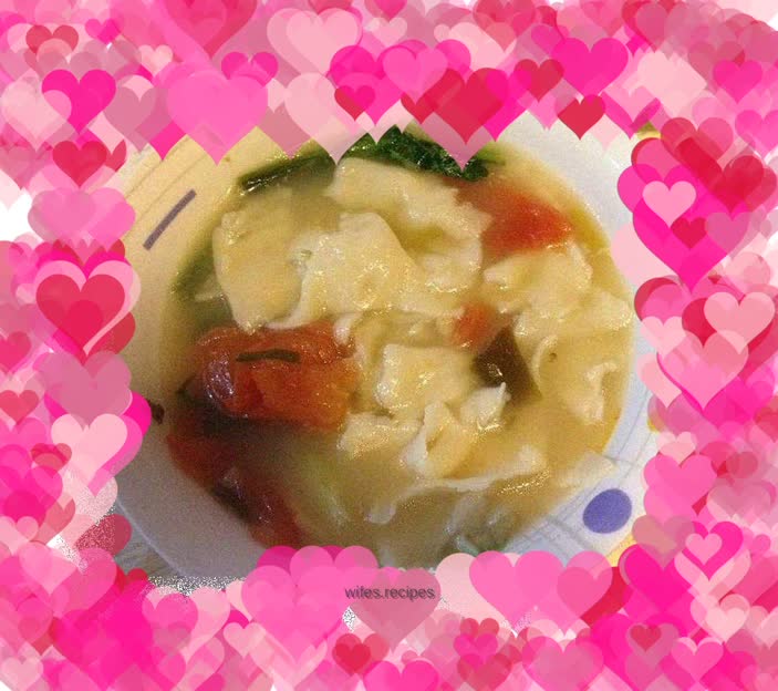 Handmade noodle soup