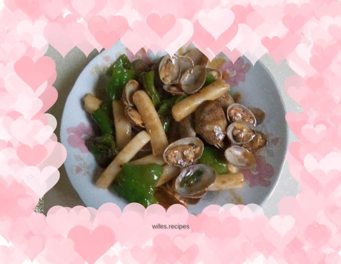 Spicy Clam Fried Rice Cake