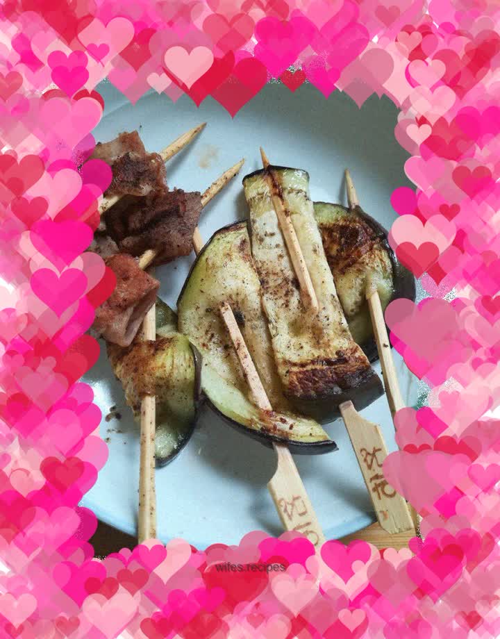 Electric pan roasted eggplant