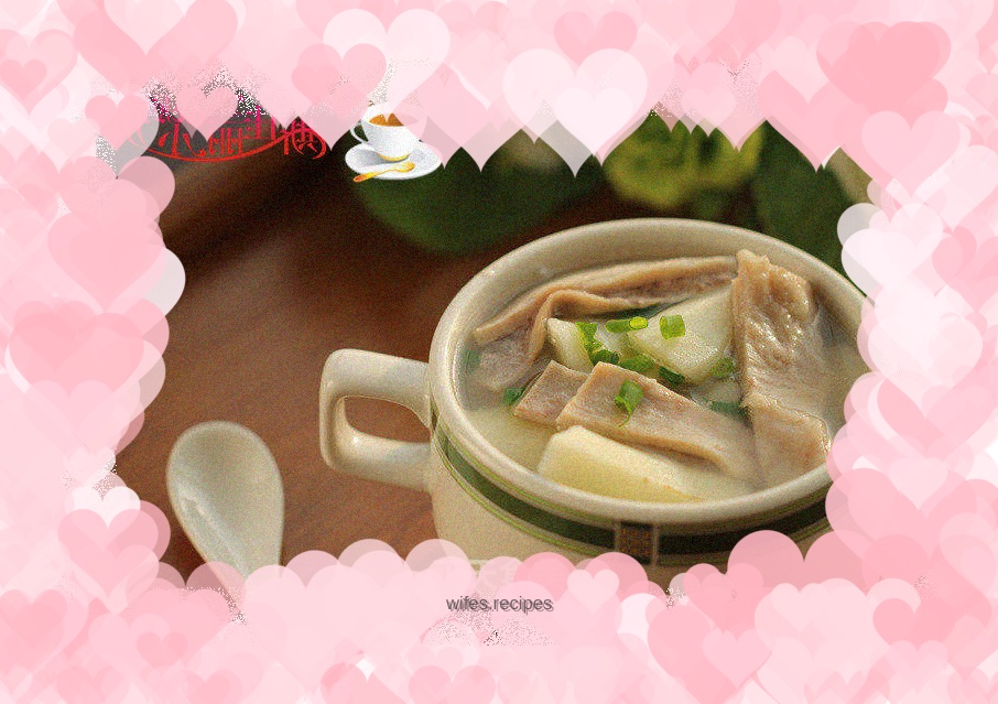 Yam tripe soup