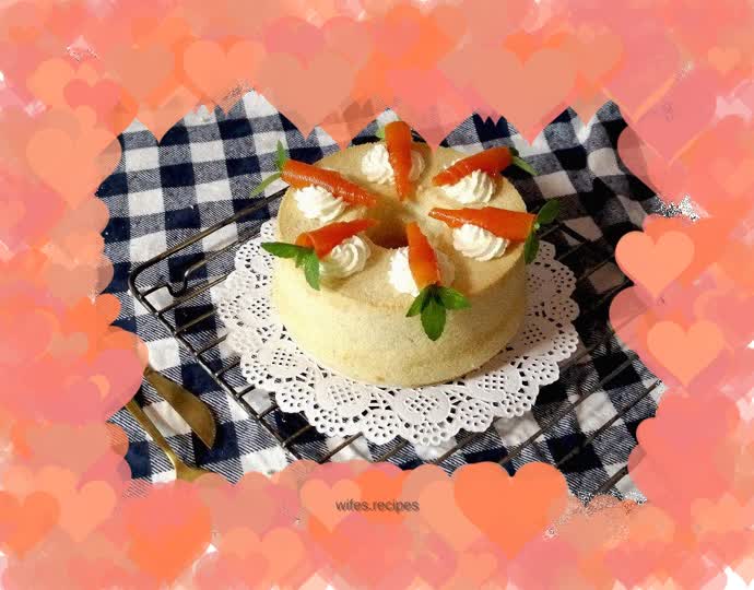 Carrot preserves for garnish