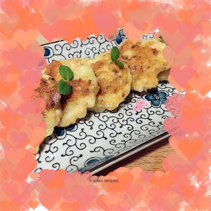 Pan-fried shrimp cake