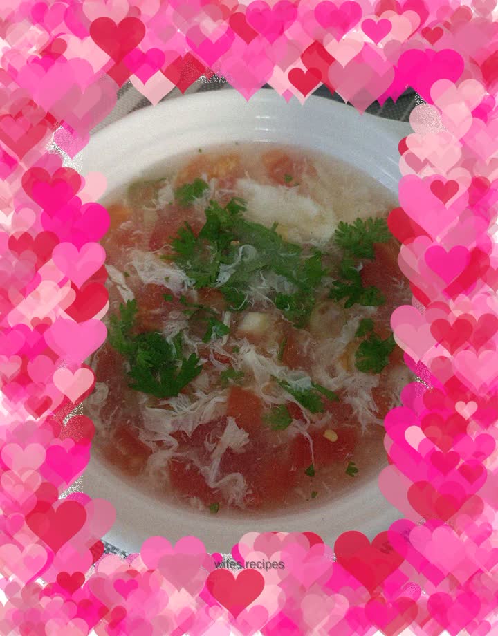 Homemade egg drop soup