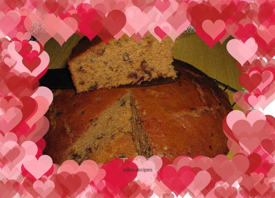Red date cake