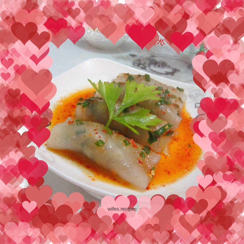 Steamed Pork Vermicelli Rolls