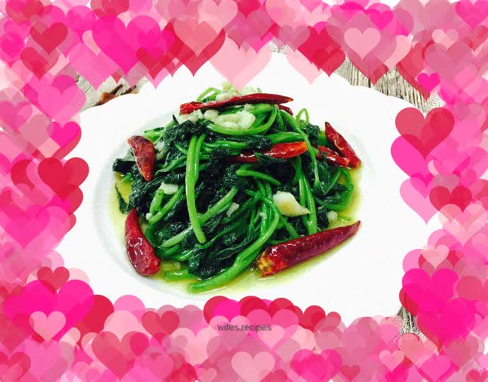 Dried pepper and potato leaves