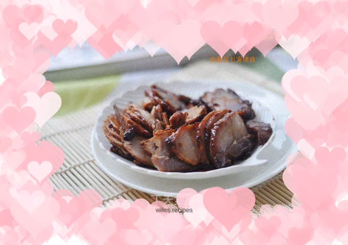 Homemade honey BBQ pork