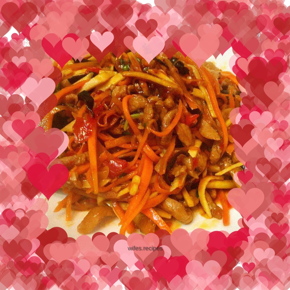 Fish-flavored shredded pork