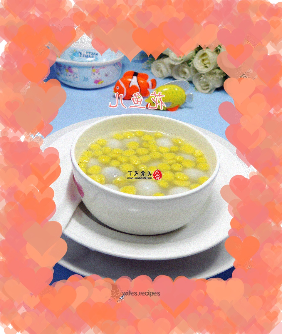 Cornflake stuffed dumplings