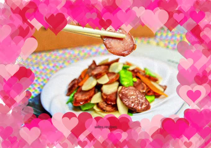 Stir-fried Sausage with Seasonal Vegetables