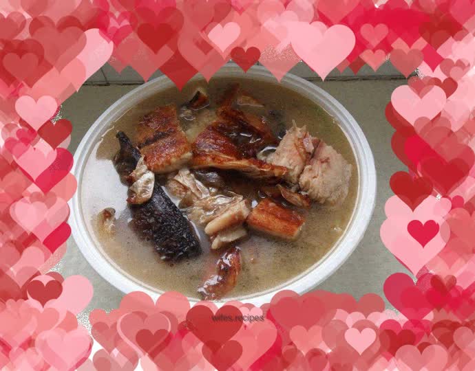 Homemade version of stove fish