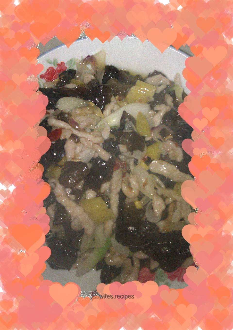 Fungus shredded pork