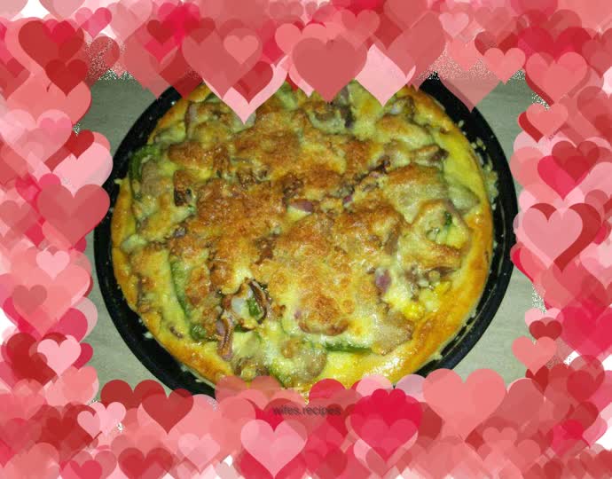 Lean Corn and Green Pepper Pizza