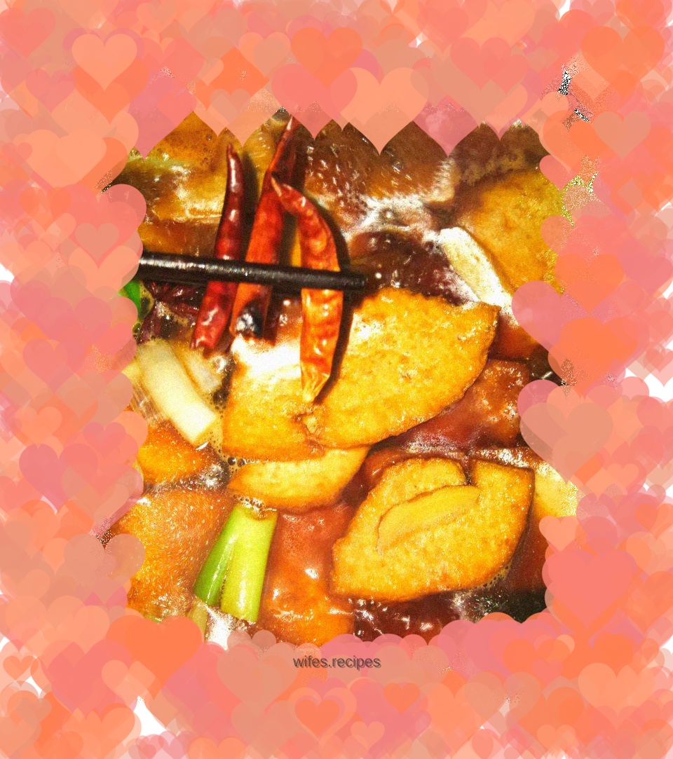 Preparation of braised tofu skin