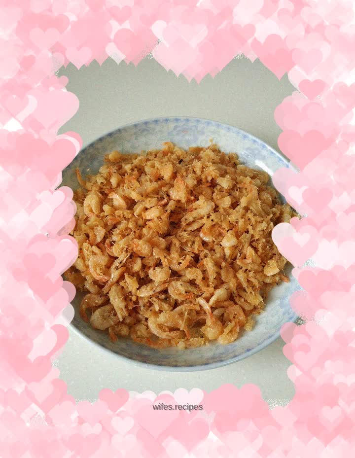 Dry fried river shrimp