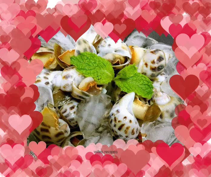 Delicious and original seafood that you can’t refuse--Iced snails with Japanese soy sauce and mustard