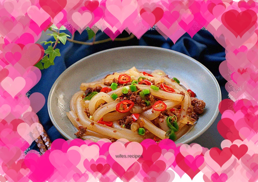 Minced pork vermicelli