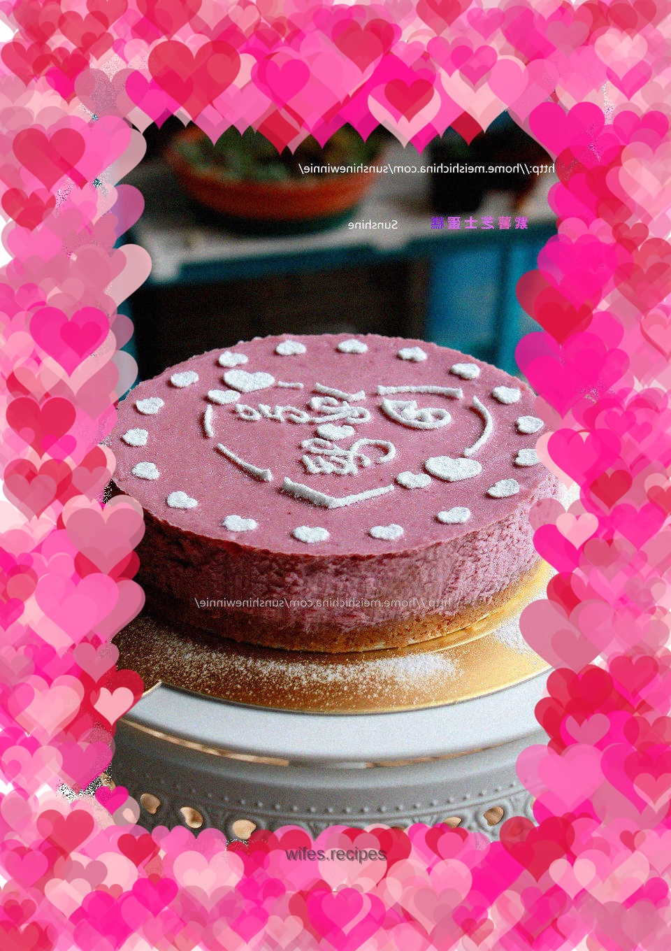 Cheese is power-----Purple Sweet Potato Cheesecake