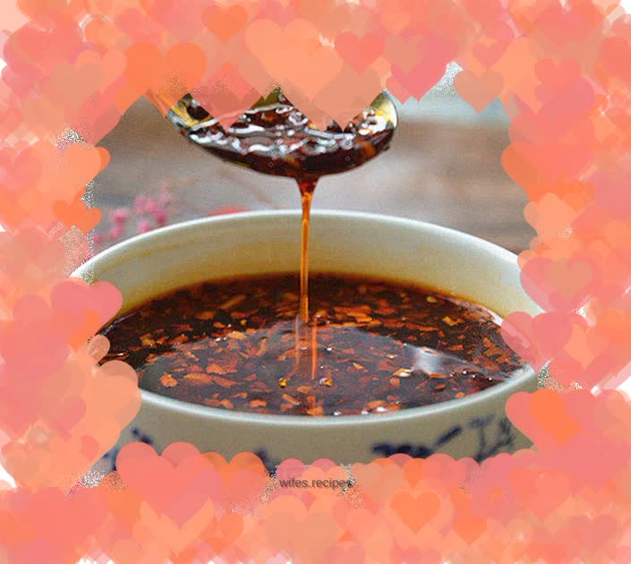 Homemade chili oil