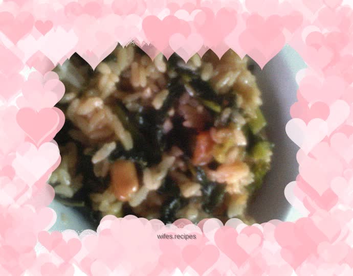 The taste of spring - vegetable rice