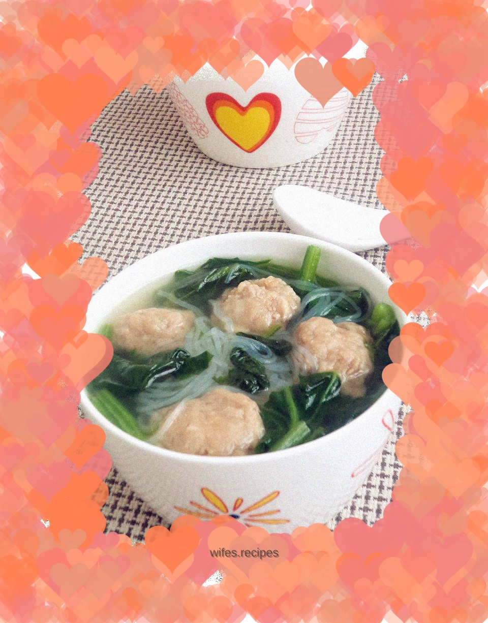 【Tianjin】Spinach Meatball Soup