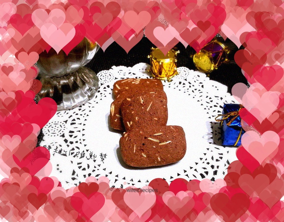 Chocolate Almond Handmade Cookies