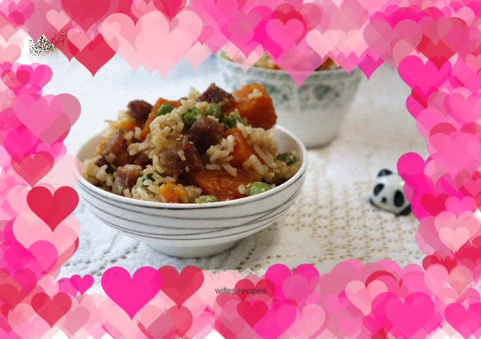 Sausage and Pumpkin Fried Rice