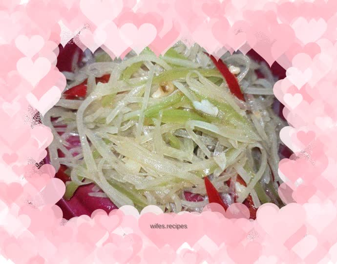 Hot and sour potato shreds