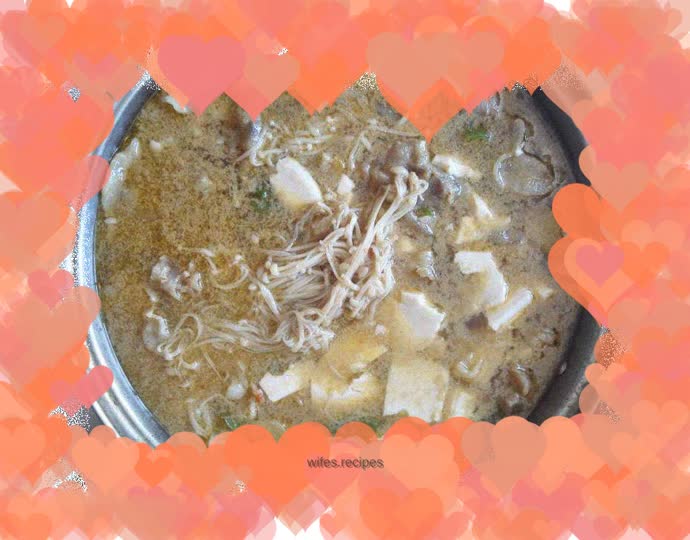 Little Sheep Enoki Mushroom Soup